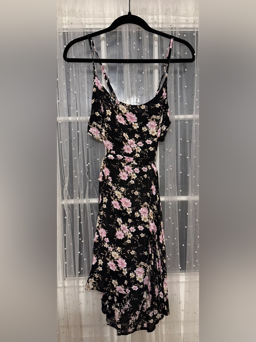American Eagle Outfitters Black Floral Dress O/S